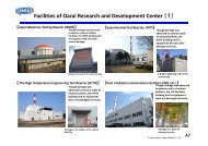 Facilities of Oarai Research and Development Center （１）