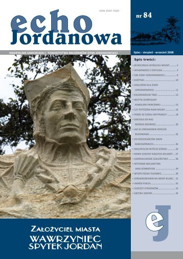 Echo Jordanowa nr 84 - Urząd Miasta Jordanów
