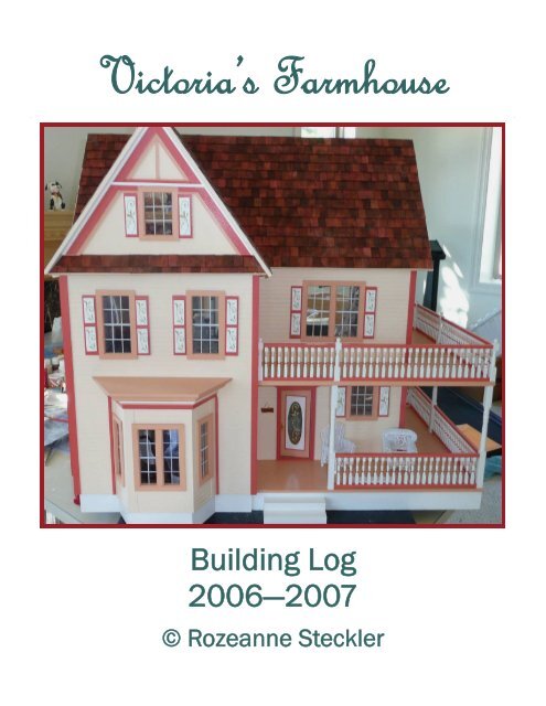 real good toys victoria's farmhouse instructions