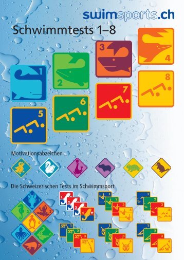 Protokollblatt Schwimmtests 1–8 - Swimsports.ch