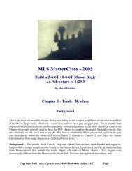 MLS MasterClass - 2002 - The North Pacific Coast Railroad