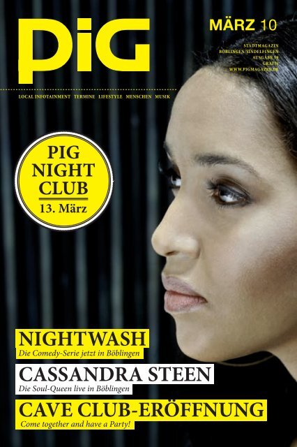 nightwash cassandra steen cave club-eröffnung - PIGmagazin