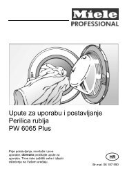 Upute za uporabu PW 6065 PLUS - Miele