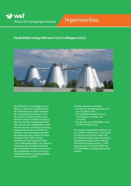 Faulbehälter0609:Layout 1.qxd - Wayss & Freytag Ingenieurbau AG