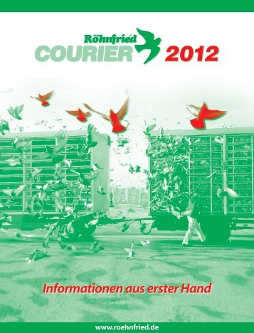 Röhnfried Courier 2012 - brieftauben-markt.de