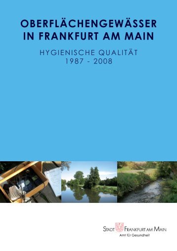 Oberflächengewässer in Frankfurt am Main Bericht 2009 (pdf