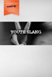 YOUTH SLANG
