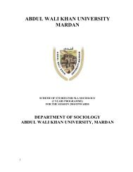 Abdul Wali Khan University Mardan - AWKUM