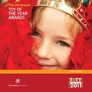 TOY OF THE YEAR AWARDS - Toy Industry Association