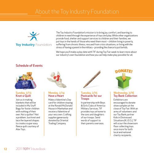 TOY OF THE YEAR AWARDS - Toy Industry Association