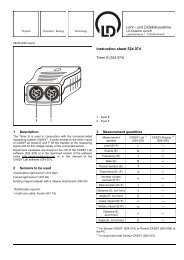 Instruction sheet 524 074 - LD DIDACTIC