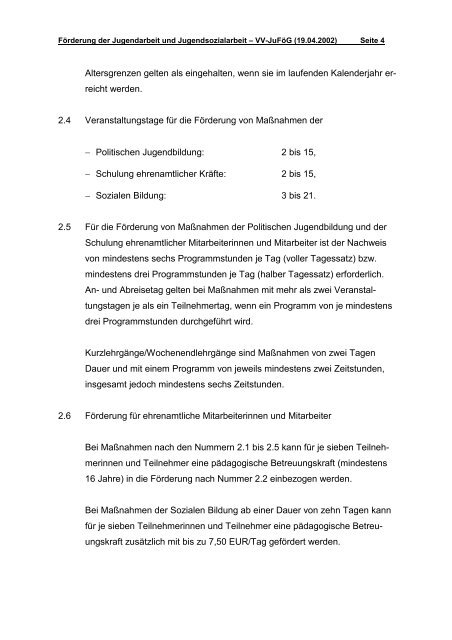 VV-Jugendförderungsgesetz 2002 - Jugend.rlp.de - in Rheinland-Pfalz