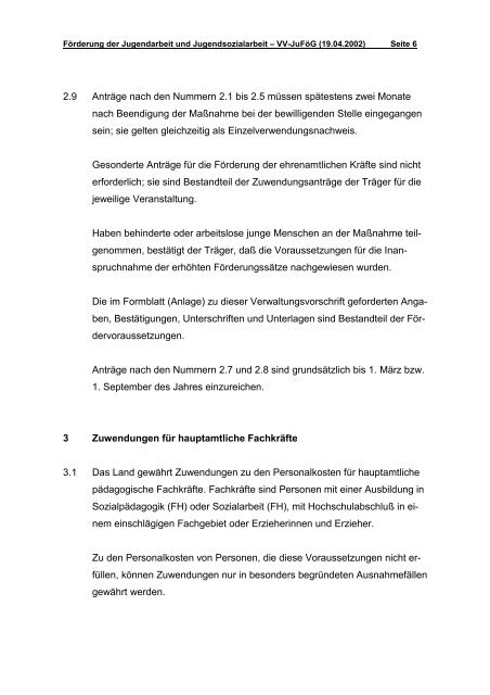 VV-Jugendförderungsgesetz 2002 - Jugend.rlp.de - in Rheinland-Pfalz