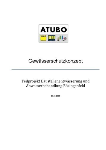 A5 - Gewässerschutzkonzept Bözingenfeld (PDF, 0.12 MB) - Sanu