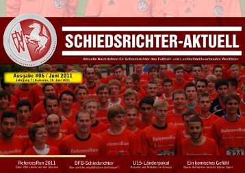 SR-Aktuell 06 / 2011 - Fußball und Leichtathletik Verband Westfalen ...