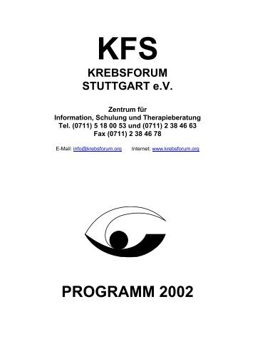 KFS - Krebsforum Stuttgart e.V. - transgallaxys