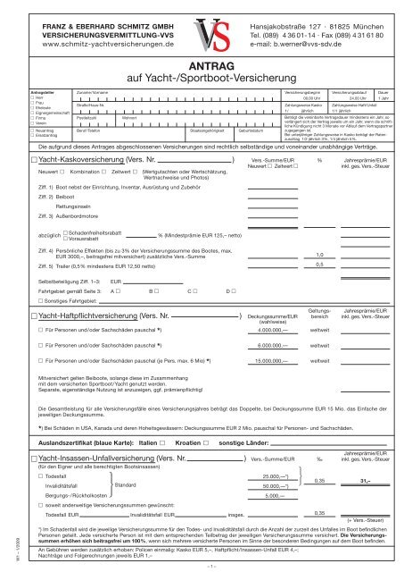 S E Mail B Werner Vvs Sdv Schmitz Yacht
