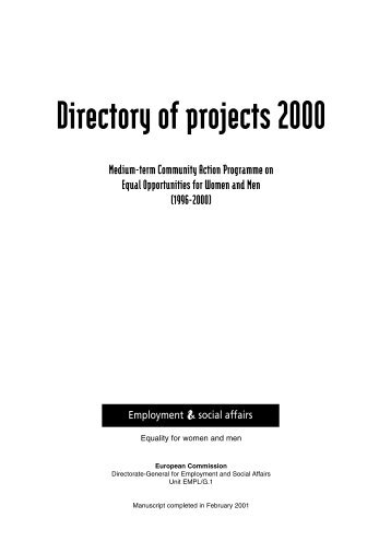 directory of project 2000 - Provincia di Milano