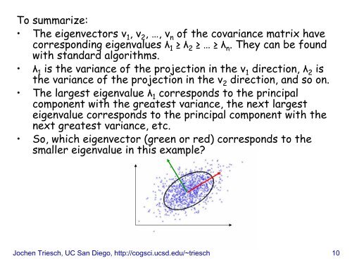 Principal Component Analysis (PCA)