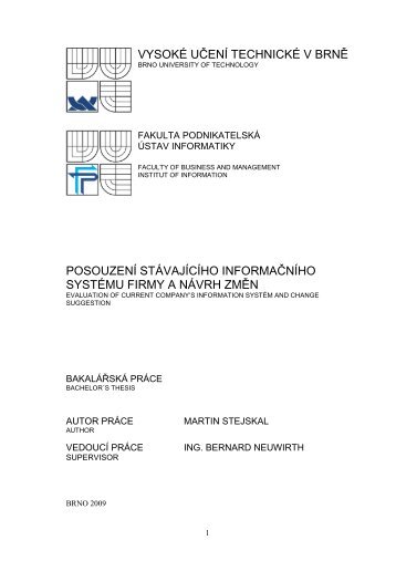 Bakalářská práce veřejná.pdf - Vysoké učení technické v Brně