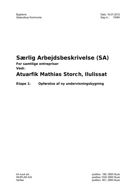 AMS SA Etape 1.pdf - tnt nuuk a/s