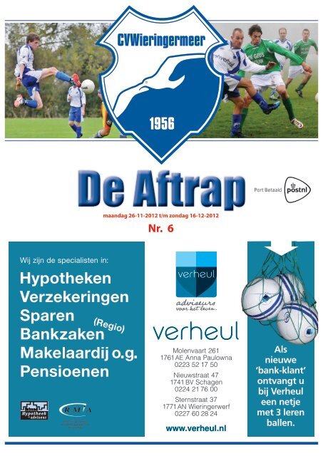 Aftrap 6 – seizoen 2012/2013 - CVWieringermeer.nl