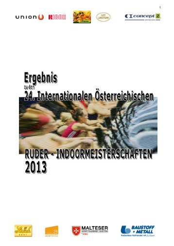 Zu den Ergebnissen (PDF) - Wiener Ruderverein Donauhort