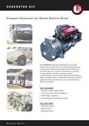 GENERATOR G35 - Magnet-Motor GmbH: Military Vehicles