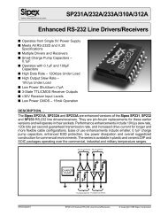 (MAX232 equivalent) data sheet (pdf)