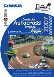 Autocross Autocross - Deutscher Autocross Verband