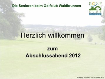 Bericht als PDF-Datei zum nachlesen. - Seniorengolf im GCW