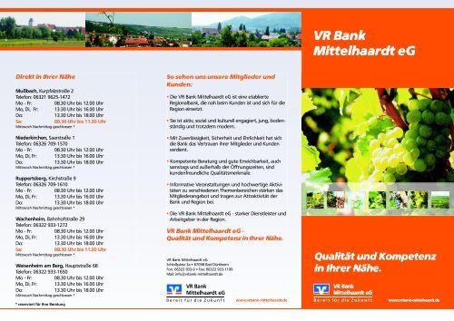 Vr Bank Mittelhaardt Eg