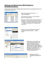 Anleitung Chipkartenwechsel VR-NetWorld Software