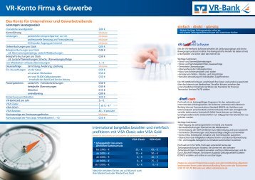 VR-Konto Firma-Gewerbe - VR-Bank Landsberg-Ammersee eG