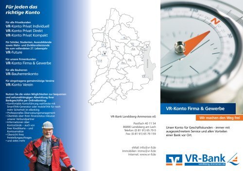 VR-Konto Firma-Gewerbe - VR-Bank Landsberg-Ammersee eG