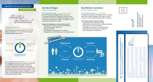 Flyer VR Energiegenossenschaft - Volksbank Raiffeisenbank ...