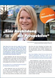 Interview mit unserer ehemaligen Auszubildenden Sandra ...