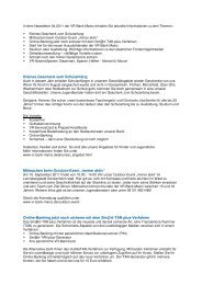 Newsletter 04.2011 August - VR-Bank Mainz