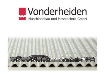 Vonderheiden im Überblick - Vonderheiden Maschinenbau ...