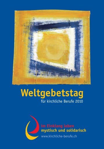 Weltgebetstag - Kirchliche Berufe