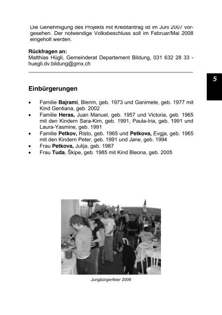 Buchsi-Info - Gemeinde Münchenbuchsee