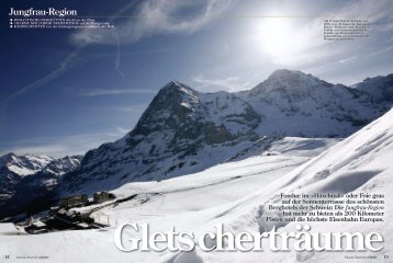 Bericht Schweizer Illustrierte Dezember 2010 - Berghaus-Bort