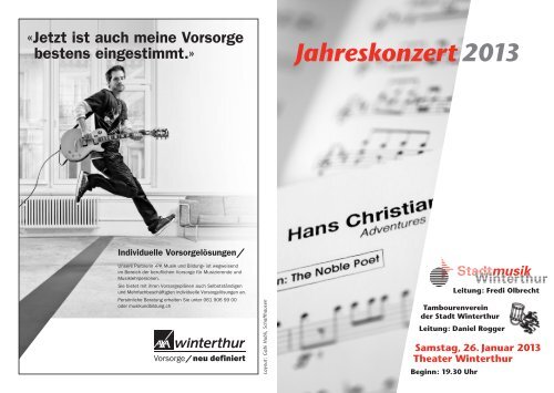 Jahreskonzert 2013 - Stadtmusik Winterthur