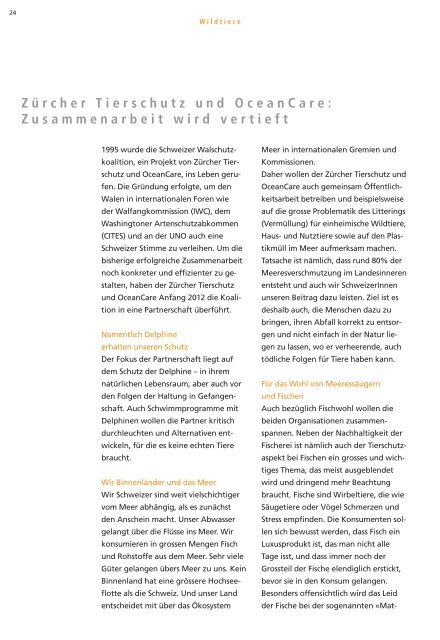 Nr. 229: Frühling 2012 inkl. Jahresbericht - Zürcher Tierschutz