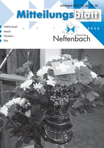 Neftenbach Aesch Hünikon Riet - Gemeinde Neftenbach