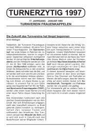 TURNERZYTIG 1997 - TSV Frauenkappelen