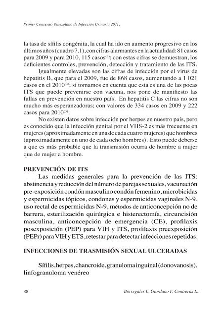 Primer Consenso Venezolano de Infección Urinaria 2011