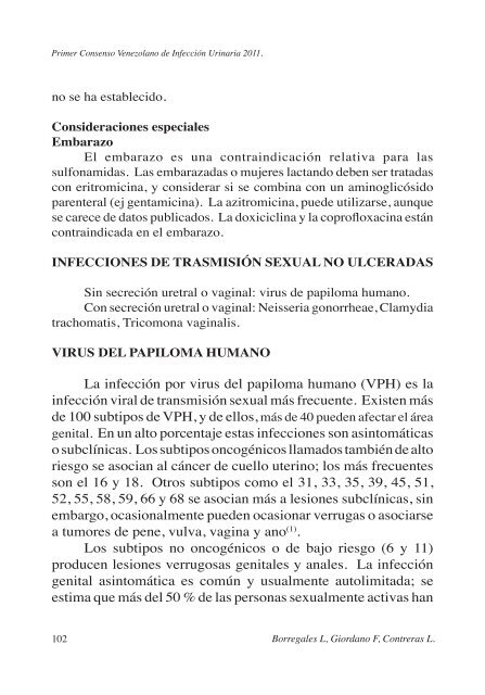 Primer Consenso Venezolano de Infección Urinaria 2011