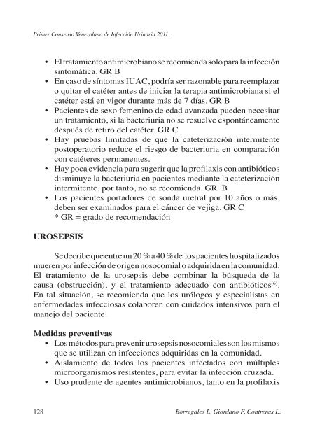 Primer Consenso Venezolano de Infección Urinaria 2011