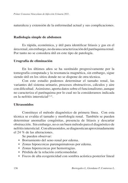 Primer Consenso Venezolano de Infección Urinaria 2011